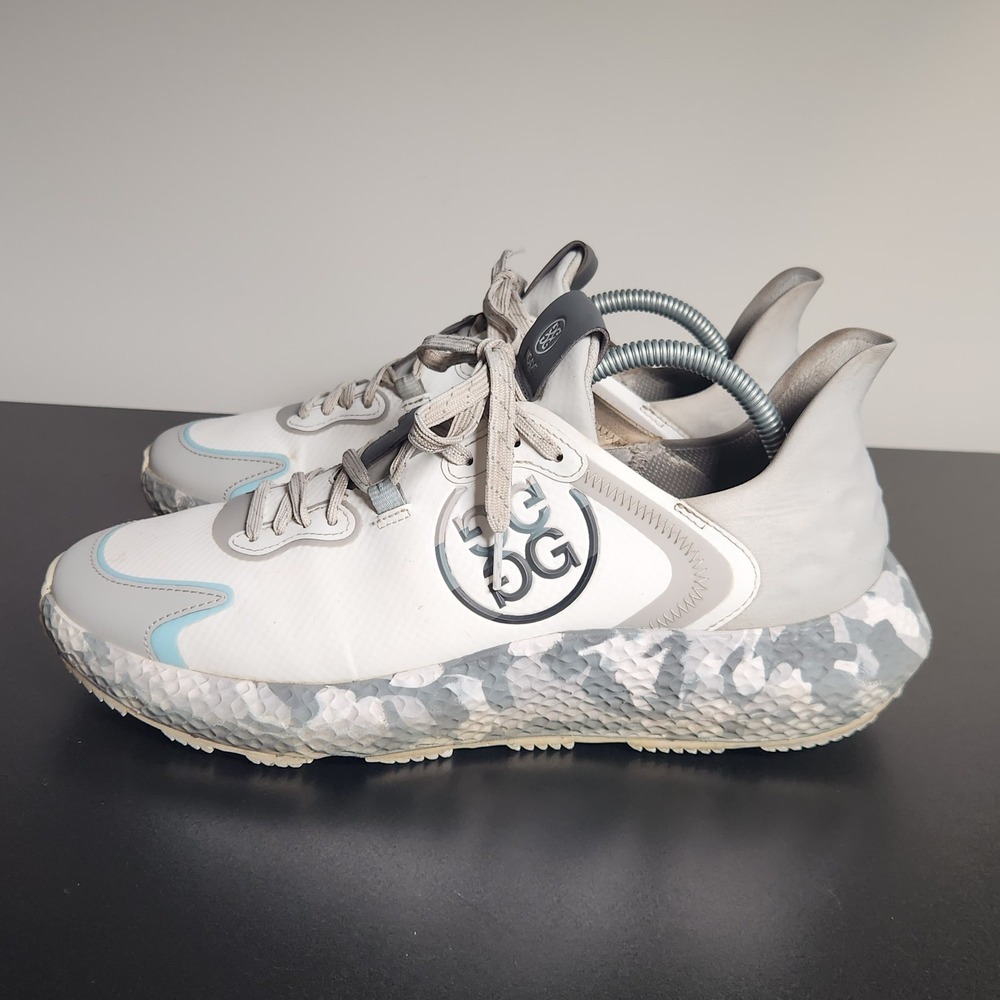 G/FORE Golf Shoes Mens 10 White Gray Camo MG4X2 Hybrid GMF000089-GC/PW - Picture 8 of 13